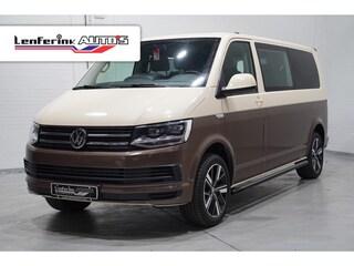 Volkswagen Transporter 2.0 TDI 150 pk Dubbel Cabine Two Tone Bruin Airco ECC, Camera, 18" LMV, LED Koplampen, Sidebars, 6-Zits