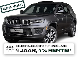 Jeep Grand Cherokee 3.6 Overland | VAN | Massage | Luchtvering | Pano | Passenger screen | ACC | Stoel- & stuurverwarming | Stoel vent. |