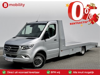 Mercedes-Benz Sprinter 519 CDI Tijhof AluLiner V/A €32 Per Dag!! Luchtvering NIEUW! Autotransporter/ Oprijwagen | Apple CarPlay | Lier | DAB | Cruise Control | Navigatie | Trekhaak 3.500kg