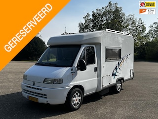 Fiat 230 Dethleffs Globebus 1 Camper 2.5TD Globetrotter 1999 | Onmistor Luifel | Boiler | Vaste Toilet | Vriesvak | Dethleffs Koelkast | Parkeersensoren | Truma Kachel