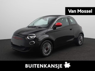 Fiat 500 Cabrio RED 24 kWh | Cabrio | 16" Lichtmetalen Velgen | Parkeersensoren |