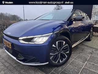 Kia EV6 Plus 77.4 kWh 1.600 Trekgewicht!!!, BTW-Auto, Warmtepomp, Lederen bekleding, Stoelventilatie/ verwarming, Enz...