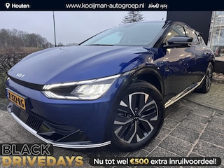 Kia EV6 Plus 77.4 kWh | 1.600 Trekgewicht!!! | KM-Stand kan oplopen | BTW-Auto | Lederen bekleding | Stoelverwarming/koeling | Enz...