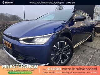 Kia EV6 Plus 77.4 kWh 1.600 Trekgewicht!!!, BTW-Auto, Warmtepomp, Lederen bekleding, Stoelventilatie/ verwarming, Enz...