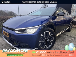 Kia EV6 Plus 77.4 kWh 1.600 Trekgewicht!!!, BTW-Auto, Warmtepomp, Lederen bekleding, Stoelventilatie/ verwarming, Enz...