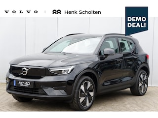 Volvo XC40 Single Motor Extended Range 252PK 82 kWh Plus, **Direct leverbaar** 717 Onyx Black Metallic, Tailored Wool Blend Midnight Zinc, 19" Lichtmetalen velgen, Adaptieve Cruise Control met Pilot Assist, BLIS dodehoekdetectie, Stoel- & sturwielverwarming, Google Maps & Infotainment, Elektrisch bedienbare achterklep, Keyless Entry & Go