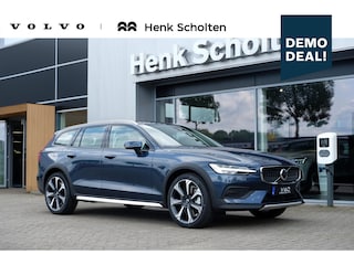 Volvo V60 B5 AWD AUT8 250PK Plus, **Direct leverbaar** 723 Denim Blue metallic, UA00 Moritz Leder Blond-Charcoal/Blond, Driver Assist & Awareness, Climate Pack, Park Assist pack, PArkeerverwarming met timer, Premium audio by Harman Kardon