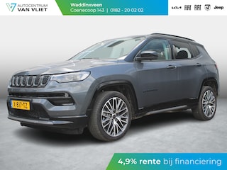 Jeep Compass 4xe 240 Plug-in Hybrid Electric Summit | Schuif/Kanteldak | Leder | Winter Pack | Safety Pack | 19" | Apple Carplay