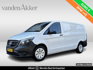 Mercedes-Benz Vito 110 CDI L2 Lang // Trekhaak // Airco // Achterklep // 12 mnd Garantie // Bank // Radio // CV // Betimmering // Wieldoppen