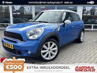 Mini Countryman 1.6 Cooper S Chili , Parkeersensoren achter , Bluetooth telefoonvoorbereiding , 18" Velgen , Half lederen bekleding , Wired pakket , Navigatie full map ,Adaptieve koplampen