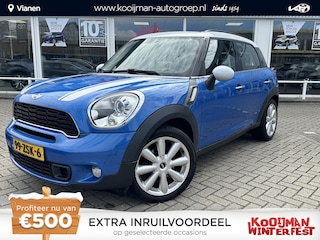 Mini Countryman 1.6 Cooper S Chili , Parkeersensoren achter , Bluetooth telefoonvoorbereiding , 18" Velgen , Half lederen bekleding , Wired pakket , Navigatie full map ,Adaptieve koplampen
