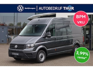 Volkswagen Crafter 35 2.0 TDI L3H3 Trendline 140PK / 103kW, BPM vrij, achteruitrijcamera, parkeersensoren voor en achter (pdc), navigatie, LED laadruimteverlichting, Apple Carplay & Android Auto, comfort bestuurdersstoel, zijschuifdeur rechts, bijrijdersbank, cruise control, keyless start, airco, spraakbediening, zijmarkeringslichten, multifunctioneel lederen stuurwiel, draadloos telefoon laden