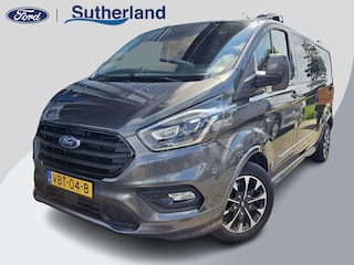 Ford Transit Custom 320 2.0 TDCI L2H1 Sport 185 pk Automaat | Cruise control | Navigatie | Lane assist | Half leder | Stoelverwarming | Airco | Trekhaak | Zéér compleet!