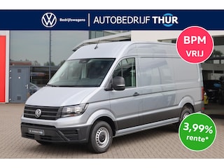 Volkswagen Crafter 35 2.0 TDI L3H3 Trendline 140Pk / 103kW, 3500 GVW, BPM vrij, draadloos Apple Carplay & Android Auto, achteruitrijcamera, bijrijdersbank incl. opbervak, airco, cruise control, parkeersensoren voor + achter, licht- en regensensor, Digital Cockpit, verstelbare lendensteun bestuurdersstoel, Lane Assist, elektronische handrem, bandenspanningssensoren, bestuurdersstoel in hoogte verstelbaar, Keyless Start, vermoeidheidsherkenning