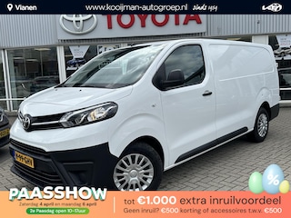 Toyota Proace 2.0 D-4D Live Long | Parkeersensoren achter | DAB | Cruise control | Bluetooth | Tussenschot volledig |