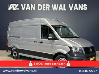 Volkswagen Crafter 2.0 TDI 140 pk L3H3 L2H2 Euro6 Airco | Camera | Apple Carplay | Cruisecontrol Android Auto, Parkeersensoren, Bijrijdersbank, 3000kg Trekvermogen, zilver