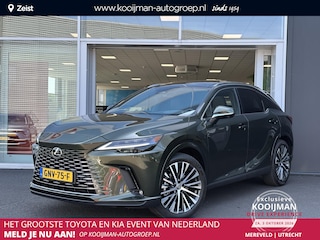 Lexus RX 350h Hybrid Executive Line | Panorama dak | HUD | 360° camera | Dodehoek detectie | Adaptive cruise control | Keyless | Elektr. Climate control | Lederen bekleding | Stoel/Stuur verwarming | Parkeersensoren |
