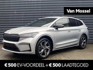 Skoda Enyaq iV Sportline 58 kWh 180 PK | Automaat | Matrix LED Koplampen | Navigatie | Achteruitrijcamera | Climate Control | Adaptive Cruise Control | Climate + Assistentie + Comfort Plus pakket | Parkeersensoren | Elektrische achterklep | Privacy Glass | Stoelverwarming | Lichtmetalen velgen | DIRECT LEVERBAAR! |