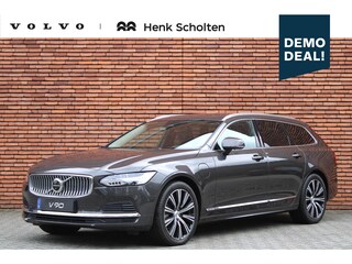 Volvo V90 T6 355PK AUT8 AWD Ultimate Bright | Panoramadak | All-Season banden | 360 Graden Camera | Standkachel | Head-Up Display | Verwarmbare Voor- en Achterstoelen | Harman Kardon Audiosysteem | Apple Carplay | Google Infotainment