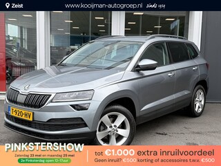 Skoda Karoq 1.0 TSI Style Business | Trekhaak | Achteruitrij camera | Apple Carplay/Android Auto | Airco Autom. | Voorstoelen verwarmd | Cruise control | Keyless Entry- Start | Parkeersensoren | Draadloze telefoonlader |