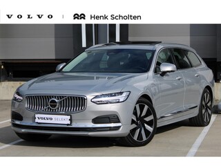 Volvo V90 T6 Automaat Ultimate Bright | 360 Graden Camera | Massagefunctie In Voorstoelen | Bowers & Wilkins | Trekhaak | Luchtvering | Adaptieve Cruise Control | Keyless Entry | Dodehoekdetectie Met Correctie | Verwarmde Voorstoelen | Panoramadak | Navigatiesysteem | Stuurwiel Verwarmd