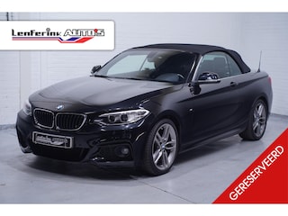 BMW 2-serie Cabrio 218d High Executive Leder Navi Camera Bi-Xenon PDC v+a Stoelverwarming