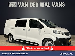 Peugeot Expert 2.0 BlueHDI 123pk L3H1 Dubbele Cabine Euro6 Airco | 2x zijdeur | 2500kg Trekhaak | 5-Zits Cruisecontrol, Parkeersensoren