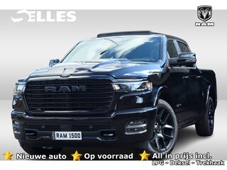 Dodge Ram 1500 2025 3.0L HURRICANE LARAMIE Night Premium | BPM VRIJ | NIEUW |  5 Jaar Garantie | LPG in of onderbouw | Deksel  | Panoramadak | Luchtverin