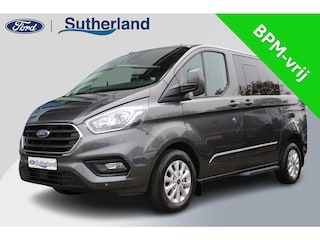 Ford Transit Custom 300 2.0 TDCI L1H1 Limited DC | 170pk Automaat | Dubbele cabine | Dubbele schuifdeur met ruit | Bijrijdersstoel | Stoelverwarming | Scherm | Camera | Achterklep