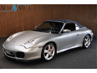 Porsche 911 Cabrio 3.6 Carrera 4S Turbo Look Leer Bose Climate PDC LM velgen