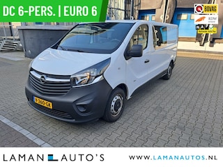 Opel Vivaro 1.6 CDTI 125 pk L2H1 DC 6-pers. Edition | Rijklaarprijs Dubbele Cabine Euro 6 Airco Navi Cruise Trekhaak Lengte 2 | Voorschoten