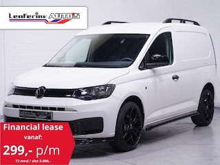 Volkswagen Caddy 1.5 TSI 115 pk BENZINE Black&White Edition 19" LMV, Spoilers V+A, Airco, Bumpers in Kleur, Cruise Control, 2-Zits