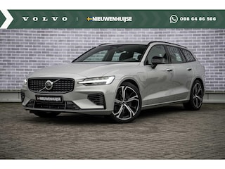 Volvo V60 2.0 T6 Recharge AWD Plus Dark | Long range | Adaptieve cruise control | Panorama dak | Stoel/stuur verwarming | Sportstoelen | elektrisch verstelbare bestuurders stoel met geheugen | BLIS |
