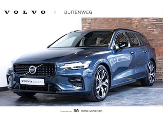 Volvo V60 B4 Automaat Plus Dark | Stoel- en stuurverwarming | Elektrische achterklep | Parkeercamera | Verwarmde achterbank | Wegklapbare trekhaak | Google infotainment