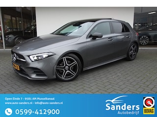 Mercedes-Benz A-klasse 180 Business Solution AMG / Night pakket/ Panorama/ Sfeerverlichting/ NL auto/ Dealer onderhouden