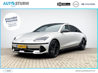 Hyundai Ioniq 6 First Edition AWD 77 kWh 326pk | Panoramadak | Head-Up Display | 360° Camera | BOSE Audio | Adapt. Cruise Control | 20'' Velgen | Rijklaarprijs!
