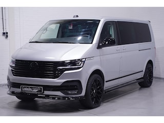 Volkswagen Transporter 2.0 TDI 204 pk Dubbel Cabine Silver&Black Edition 2x Elek. Schuifdeur, Navi, Adapt. Cruise, Duo Leder Antraciet, LED, 20" LMV, 5-Zits