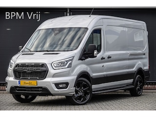 Ford Transit L3H2 | 2.0Tdci 165Pk A8 Aut. | 350 | Raptor Edition | 2x Schuifdeur | Nieuw Model | Moondust Zilver