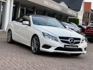 Mercedes-Benz E-klasse Cabrio 200 Edition Sport|Parelmoer Wit|Airscarf|Zwart Leer|Sublieme staat|1e eigenaar