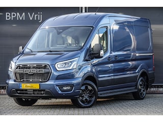 Ford Transit L2H2 2.0Tdci 130Pk | 310 | Raptor Edition | Virtual Cockpit | 360° camera | 2x Schuifdeur | 16'' | Chrome Blue