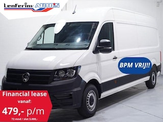 Volkswagen Crafter 2.0 TDI 140 pk L4H3 DSG Automaat Airco, PDC V+A Cruise Control, Bluetooth, 3-Zits, Nieuw