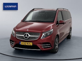 Mercedes-Benz V-klasse 250d DC Extra Lang AMG 4-Matic Hyacinth Red metallic Dubbele Cabine Leder Dubbele Schuifdeur Lane Assist