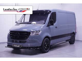 Mercedes-Benz Sprinter 215 CDI 150 pk Black&Grey Edition L2H1 Airco, 18" LMV, Bumpers in Kleur, Zonneklep, Grille Zwart, 2-Zits