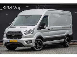 Ford Transit L3H2 | 165Pk | 3.500kg. trekgewicht | 350 | Raptor Edition | 2x Schuifdeur | Nieuw Model | Moondust Zilver