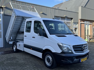 Mercedes-Benz Sprinter 314 2.2 CDI 366 DC Airco Cruise controle Trekhaak 2000kg trekgewicht Navigatie Kipper Kieper Gereedschapskist 1e eigenaar ex Overheid Open laadbak Pick-up Euro 6