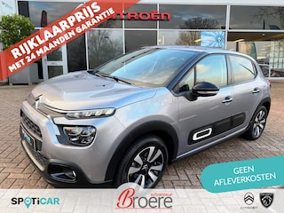 Citroën C3 1.2 Turbo 110pk EAT6 Automaat | camera, parkeersensoren, 16 inch velgen, navigatie, keyless, android, apple, climate - en cruise control