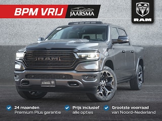 Dodge Ram 1500 5.7 V8 4x4 Crew Cab Limited Night |Digitaal Cluster |Luchtvering |Head-up Display |Rijklaarprijs | STOCK Clearance! Gratis LPG en Cover