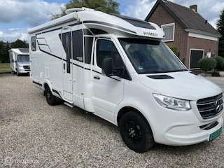 Hymer B 600 B-MCT White-Line Mercedes 170-PK Automaat Enkele bedden, Veel extra’s en weinig km’s, 1e Eig.