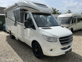 Hymer B 600 B-MCT White-line Mercedes B-MCT 600 White-line Enkele bedden, Electrisch Hefbed(!!), XXL Garage en Bòmvol Extra’s!