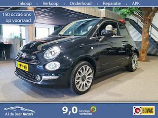 Fiat 500 1.0 Hybrid Launch Edition Navigatie | Cruise | Halfleder | Sensoren